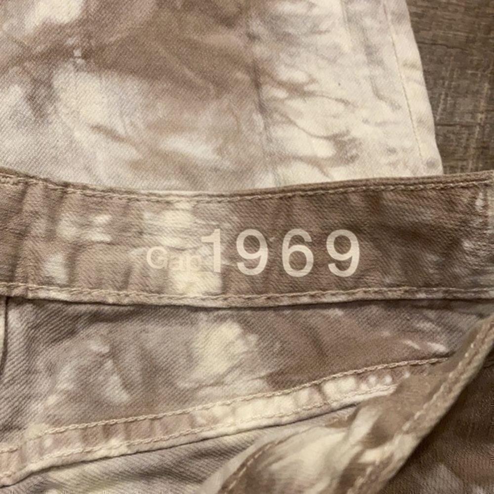 Gap 1969 always skinny new sand tie dye jeans 27 - Picture 3 of 11